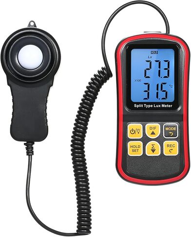Light Meter, Handheld Digital Illuminance Meter Photography Light Meter Plant Light Meter with LCD Display for Lighting Intensity Brightness Measurement (Type B) in Saudi Arabia