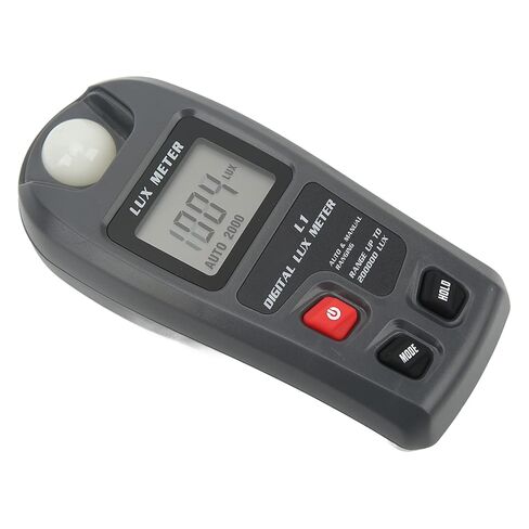 مقياس الإضاءة الرقمي Luxmeter المحمول لقياس الإضاءة الدقيق، المدى التلقائي، شاشة LCD كبيرة in Saudi Arabia
