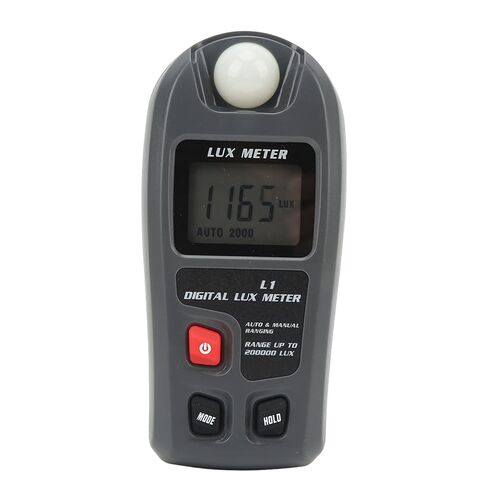 مقياس الإضاءة Luxmeter، 0.1‑200000lx لحفظ التاريخ، شاشة LCD كبيرة للاختبار in Saudi Arabia