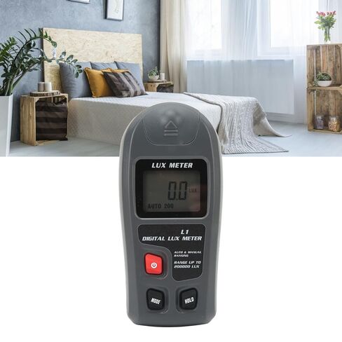 مقياس الإضاءة Luxmeter، 0.1‑200000lx لحفظ التاريخ، شاشة LCD كبيرة للاختبار in Saudi Arabia