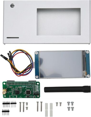 Repeater Board Module with Silver Metal Shell 3.2 Inch Screen High Precision Engraving Aluminum Alloy Electronic Component Set for Signal Amplification and Data Display in Saudi Arabia