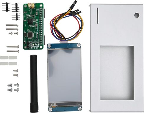 Repeater Board Module with Silver Metal Shell 3.2 Inch Screen High Precision Engraving Aluminum Alloy Electronic Component Set for Signal Amplification and Data Display in Saudi Arabia