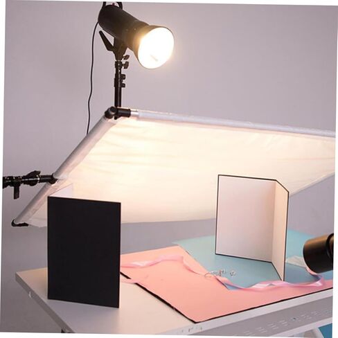 2 Pcs A4 Folding Photography Light Reflectors Cardboard Photo Reflector Boards Portable Light Diffusers for Studio and Outdoor Photography in Saudi Arabia