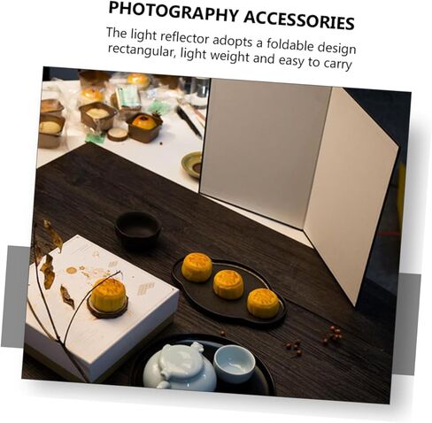 2 Pcs A4 Folding Photography Light Reflectors Cardboard Photo Reflector Boards Portable Light Diffusers for Studio and Outdoor Photography in Saudi Arabia