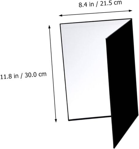 2pcs A4 Photography Reflector Cardboard Set, Portable Photo Reflective Board for Product and Culinary Lighting, Camera Lighting Accessories for Indoor and Outdoor Studio Use in Saudi Arabia
