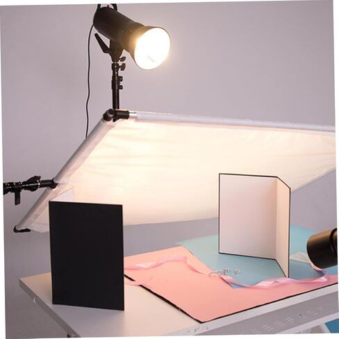 2pcs A4 Photography Reflector Cardboard Set, Portable Photo Reflective Board for Product and Culinary Lighting, Camera Lighting Accessories for Indoor and Outdoor Studio Use in Saudi Arabia
