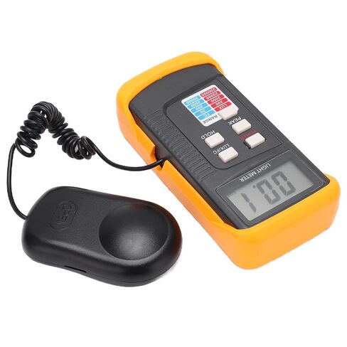 LX1330B Digital Illuminance Light Meter, Digital Luxmeter LCD Display 0.1-200,000Lx Measurement Range Illuminance Luminometer Lux Meter and Photometer in Saudi Arabia
