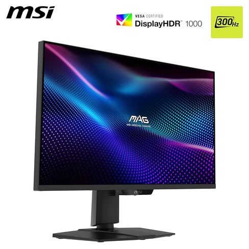 شاشة ألعاب msi MAG 274QPF X30MV مقاس 27 بوصة 2560 × 1440 (QHD)، 300 هرتز، مزامنة تكيفية، HDMI، منفذ DisplayPort، قابل للتركيب على VESA، إمالة، ارتفاع قابل للتعديل، مكبر صوت، 0.5 مللي ثانية، أسود in Saudi Arabia