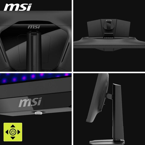 شاشة ألعاب msi MAG 274QPF X30MV مقاس 27 بوصة 2560 × 1440 (QHD)، 300 هرتز، مزامنة تكيفية، HDMI، منفذ DisplayPort، قابل للتركيب على VESA، إمالة، ارتفاع قابل للتعديل، مكبر صوت، 0.5 مللي ثانية، أسود in Saudi Arabia