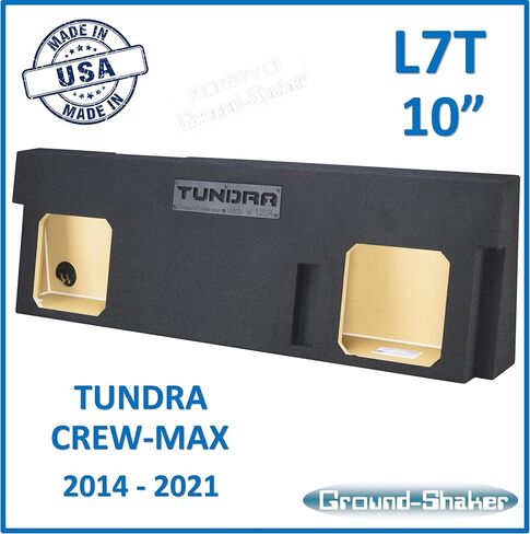 تندرا كرو ماكس 2014-2021 10 "صندوق فرعي مضخم صوت الضميمة ل كيكر L7T سيارة مكبر صوت صندوق مخصص مضخم الصوت الضميمة in Kuwait