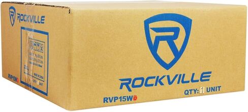 Rockville RVP15W4 2000W Peak / 1000W RMS 15-in Raw DJ Subwoofer 4 Ohm, 51oz Magnet, 2.5 in CCAW Voice Coil, 100dB Sensitivity, Durable Steel Basket, for DJs and Live Events, 2-Piece in Saudi Arabia