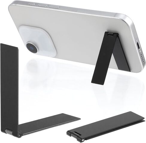 2Packs Ultra-Thin Cell Phone Holder, Adjustable Mini Alloy Phone Stand Vertical and Horizontal Phones Stand Portable Foldable Phones Holder for Mobile-Phone Tablet in Kuwait