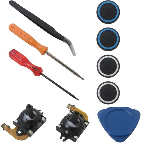 طقم استبدال عصا التحكم مكون من قطعتين لوحدة تحكم PlayStation Portal PS Portal/PS5 VR2، عصا التحكم التناظرية لإصلاح عصا الإبهام لوحدة تحكم PS5 P-ortal/PSVR2 (عصا J اليسرى واليمنى) in Kuwait