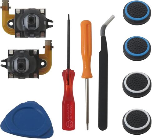 طقم استبدال عصا التحكم مكون من قطعتين لوحدة تحكم PlayStation Portal PS Portal/PS5 VR2، عصا التحكم التناظرية لإصلاح عصا الإبهام لوحدة تحكم PS5 P-ortal/PSVR2 (عصا J اليسرى واليمنى) in Kuwait