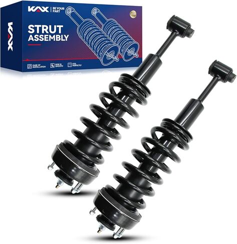 KAX Front Struts for Ford Explorer 2011 2012 2013 FWD ، 2011-2013 Explorer Front Front Shocks Assembly Quick Complete Struts مع مجموعة ربيع لفائف من 2 ، استبدل 172620 172621 in Kuwait