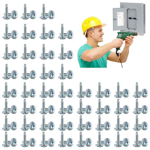 6 قطع براغي بديلة لغطاء مركز التحميل متوافقة مع Square D S106 وSiemens ECTS2، برغي لوحة مركز التحميل لـ QO & Homeline، مراكز تحميل Murray، براغي لوحة كهربائية من الزنك in Kuwait