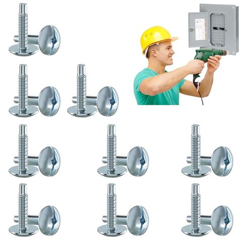 6 قطع براغي بديلة لغطاء مركز التحميل متوافقة مع Square D S106 وSiemens ECTS2، برغي لوحة مركز التحميل لـ QO & Homeline، مراكز تحميل Murray، براغي لوحة كهربائية من الزنك in Kuwait
