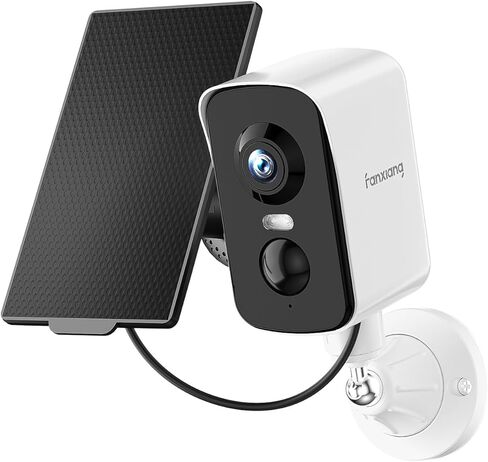 fanxiang 2K Magnetic Security Camera Outdoor Wireless Rechargeable Battery Camera WiFi, 300° Pan Rotating, AI Motion Detection, PIR, Spotlight, Siren, Two-Way Talk, IP65, SD/Cloud Storage in Saudi Arabia