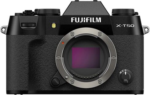 هيكل الكاميرا الرقمية بدون مرآة FUJIFILM X-T50 - أسود (متجدد) in Saudi Arabia