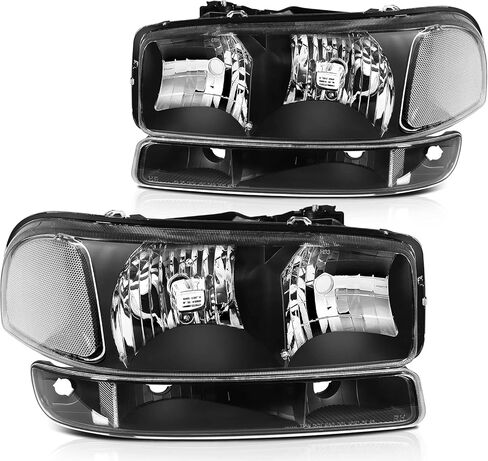 ECCPP Projector Headlight Assembly For Chevrolet Silverado 1500 2016-2018,For Chevrolet Silverado 1500 LD 2019 with LED Parking Lamp Passenger Side Replacement Headlamp in Saudi Arabia