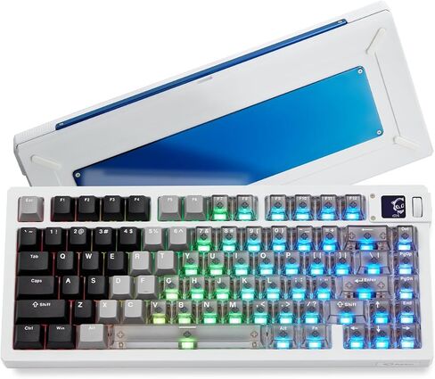 Akko MOD007 V5 HE Wired Rapid Trigger Gaming Keyboard Quick Release Aluminum Wired Keyboard with Personalized Screen FR4 Plate Purple, AstroAim Switch in Saudi Arabia