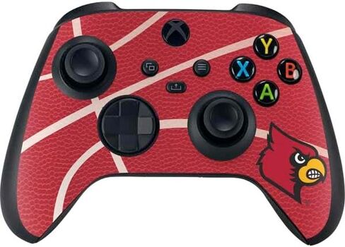 غلاف Skinit المخصص للألعاب متوافق مع وحدة تحكم Xbox Series X - تصميم بطاقات Go المرخصة رسميًا من جامعة لويزفيل in Saudi Arabia