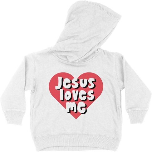 Jesus Loves Me Kids Hoodie Sweatshirt Toddler in Saudi Arabia