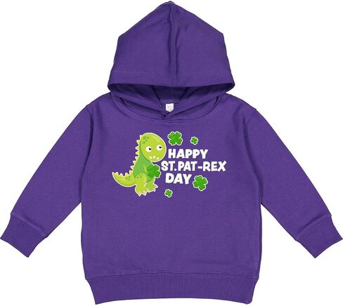 inktastic Happy St Pat-Rex Day with Dinosaur Toddler Hoodie in Saudi Arabia