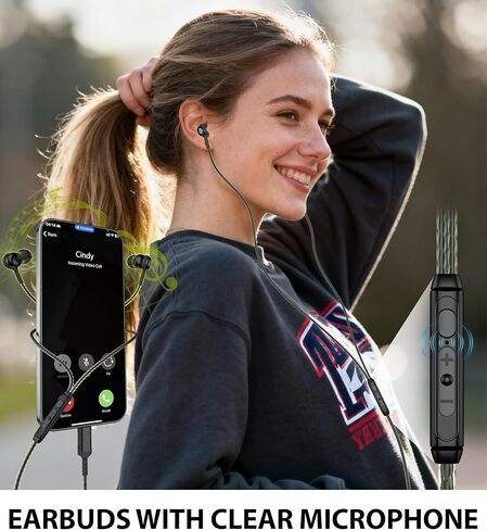iMangoo USB C سماعات رأس لهاتف iPhone 17 16 15 سماعات أذن سلكية توصيل في سماعات الأذن USBC سلك سماعة أذن مع ميكروفون للتحكم في مستوى الصوت سلك سماعات لصالة الألعاب الرياضية والتمارين الرياضية والجري المنزلي والمكتب والمدرسة in Saudi Arabia