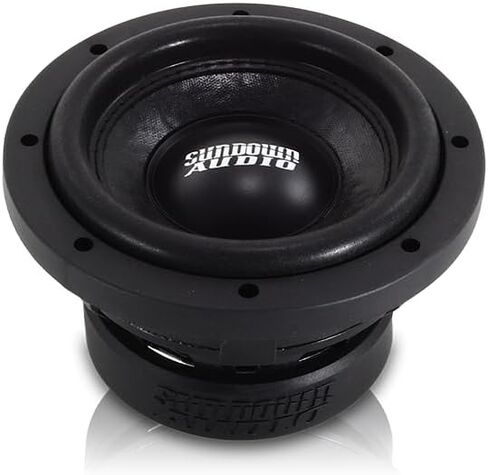 Sundown Audio SA-6.5SWD2 6.5" Shallow Mount Subwoofer - 300W RMS / 600W Peak - Dual 2 Ohm, 3.79" Depth - High Excursion Car Audio Sub for Compact & Under-Seat Enclosures in Saudi Arabia