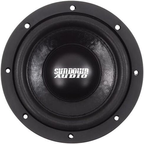 Sundown Audio SA-6.5SWD2 6.5" Shallow Mount Subwoofer - 300W RMS / 600W Peak - Dual 2 Ohm, 3.79" Depth - High Excursion Car Audio Sub for Compact & Under-Seat Enclosures in Saudi Arabia