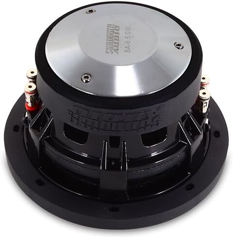 Sundown Audio SA-6.5SWD2 6.5" Shallow Mount Subwoofer - 300W RMS / 600W Peak - Dual 2 Ohm, 3.79" Depth - High Excursion Car Audio Sub for Compact & Under-Seat Enclosures in Saudi Arabia