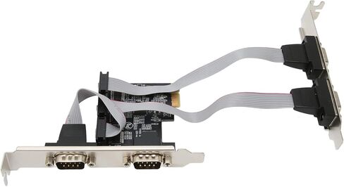 بطاقة تسلسلية SUNGOOYUE PCI Express، بطاقة توسيع 4 منافذ RS232 DB9 PCIe X1 مع مجموعة شرائح AX99100، متوافقة مع دعم أنظمة التشغيل المتعددة in Kuwait