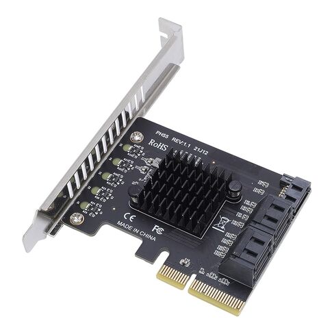 بطاقة توسيع SUNGOOYUE PCIE، مستقرة، عالية السرعة، 6 جيجابت في الثانية، التوصيل والتشغيل لـ Wins 7، 8، 10، تبديد سريع للحرارة للكمبيوتر المكتبي in Kuwait