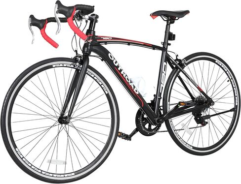 دراجة ركاب على الطريق Max4out 700C، ناقل حركة 14 سرعة، دراجة سباق بفرامل قرصية مزدوجة مع إطار من سبائك الألومنيوم الخفيفة للرجال والنساء البالغين، أزرق in Kuwait
