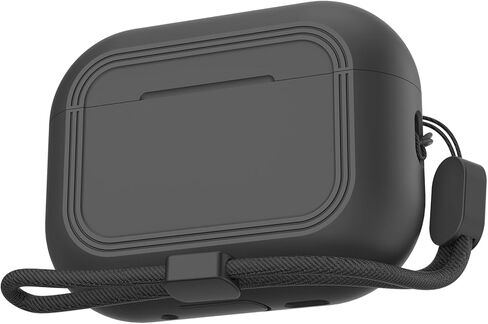 for AirPods Pro 3 Case - 2025 Simple Smart Design Case for Apple AirPods Pro 3rd Generation, Silicone Air pods pro 3 Case Cover for Men/Women (Black) in Saudi Arabia