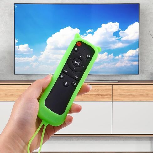 Silicone Remote Control Cover, Remote Case for Smart TV Remote, Silicone Protective Controller Universal Sleeve Skin Glow in The Dark (Green) in Saudi Arabia