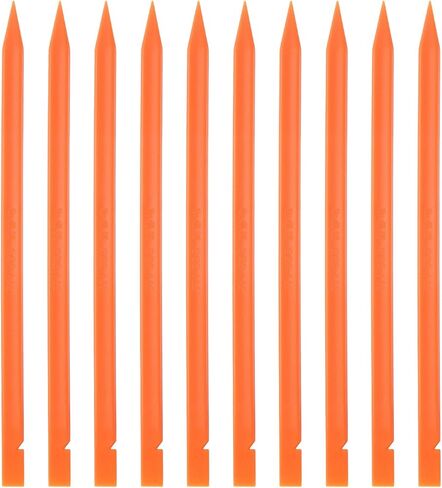 PATIKIL 6 x 150 mm Spudger Pry Tool, 10Pcs Antistatic Plastic Dual Ends Opening Pry Repair Tools Kit for Smart Mobile Phone Tablet Laptop PC Game Machine Electronics Devices, Orange in Saudi Arabia