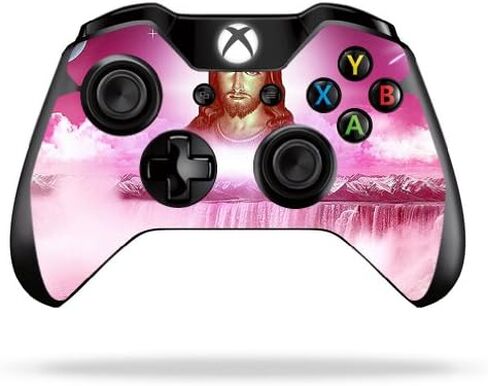 غلاف MightySkins متوافق مع وحدة تحكم Microsoft Xbox One أو One S - Jesus | غطاء ملتف واقٍ ومتين وفريد ​​من نوعه من الفينيل | سهل التطبيق والإزالة وتغيير الأنماط | صنع في الولايات المتحدة الأمريكية in Kuwait