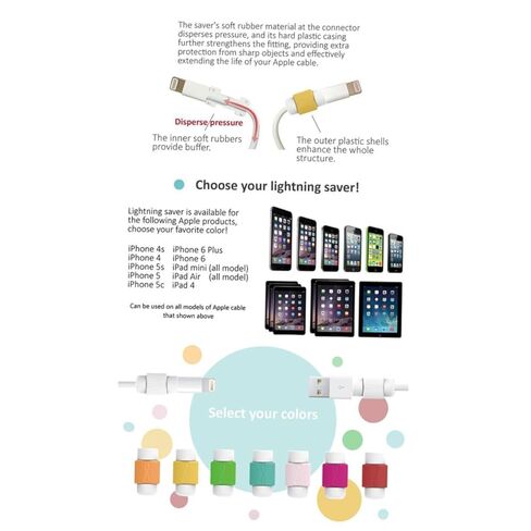 jojofuny 4pcs Charging Cable Protector Saver for Red Data Cable Sleeve Reduces Fraying and Breaking Prevents Damage at Weakest Point in Saudi Arabia