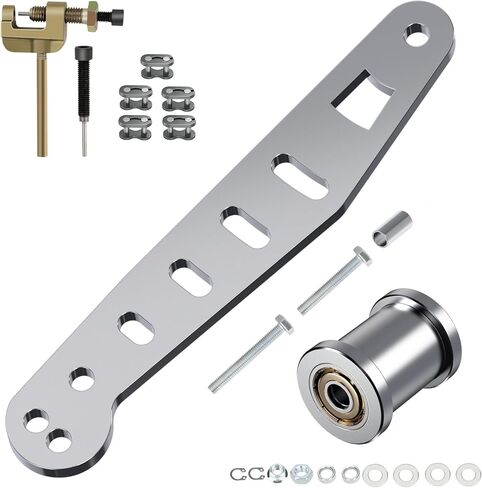 Mini Bike Chain Tensioner Adjuster with 35 Chain 140 Links Replacement for Baja Doodlebug DB30 Motovox MBX10 MBX11 MMB80 MMB105 Predator 79cc 97cc 100cc 2.5hp Engine Minibike Powersports Parts in Saudi Arabia