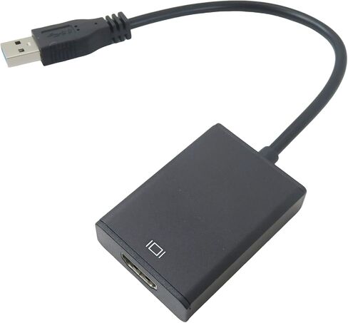 محول فيديو HD 1080P USB 3.0 إلى HDMI يدعم نظام Windows 7/8/10، محول عرض خارجي لأجهزة الكمبيوتر المحمولة/أجهزة الكمبيوتر المكتبية، من Vicue in Kuwait