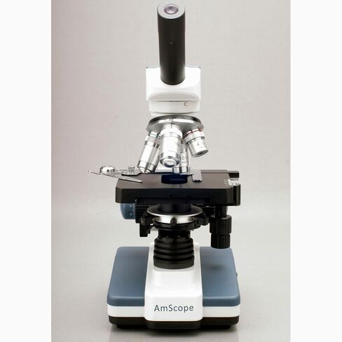 40X-2000X LED Monocular Digital Compound Microscope w 3D Stage + 5MP USB Camera in Saudi Arabia