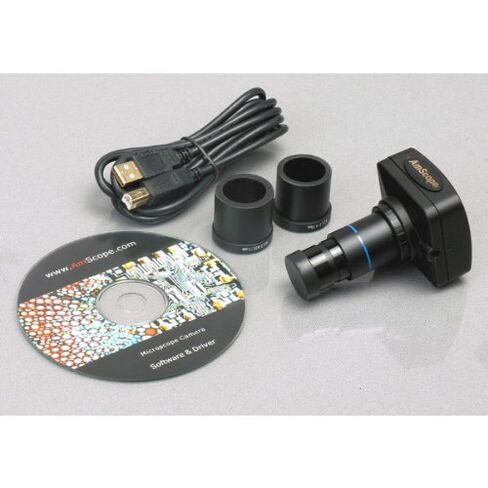 40X-2000X LED Monocular Digital Compound Microscope w 3D Stage + 5MP USB Camera in Saudi Arabia