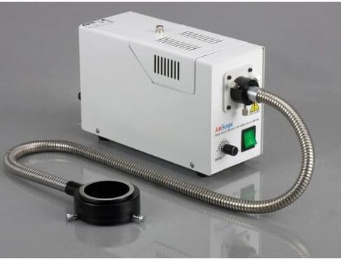 AmScope ZM-1TZ2-FOR-GT-10M مجهر تكبير ستيريو ثلاثي العينيات رقمي احترافي، عدسات EW10x وEW20x، تكبير 3.35X-180X، هدف تكبير 0.67X-4.5X، ضوء حلقة من الألياف الضوئية، حامل طاولة كبير على شكل عمود مع طاولة منزلقة، 110 فولت - 120 فولت، متضمنة in Saudi Arabia