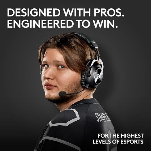سماعة الألعاب اللاسلكية Logitech G PRO X 2 Lightspeed، برامج تشغيل الجرافين 50 مم، DTS: X Headphone 2.0—7.1 محيطي، بلوتوث/USB/3.5 مم Aux، للكمبيوتر الشخصي، PS5، PS4، Switch - أرجواني (متجدد) in Kuwait