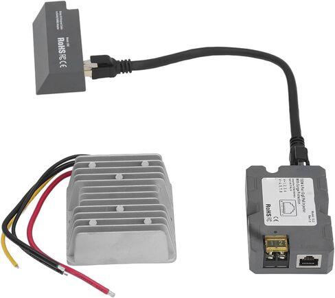 150W PoE Injector, GigE Power Supply 3A DC Converter for V2 Internet Kit to Routers, Satellite Dish Cable Adapter to RJ45 in Saudi Arabia