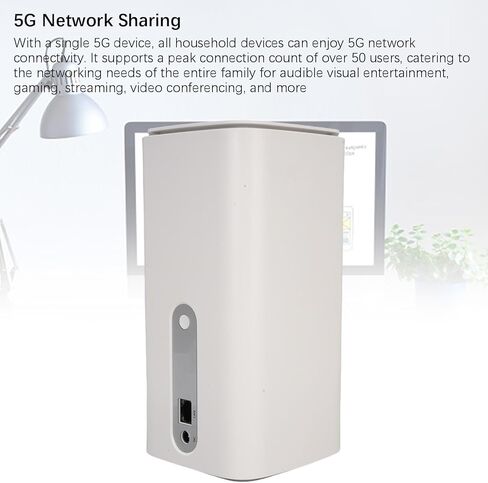 راوتر 5G CPE مع فتحة لبطاقة SIM، راوتر واي فاي 6 ثنائي النطاق عالي السرعة 4.67 جيجابت في الثانية للمنزل الداخلي، ودعم NSA SA (قابس الولايات المتحدة) in Saudi Arabia