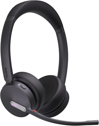 سماعات الرأس Yealink WH64 Hybrid Dual Teams مع تقنية Dongle Hybrid المُحسّنة لتصميم Microsoft Teams ثنائي الأذن لتقليل الضوضاء USB in Saudi Arabia