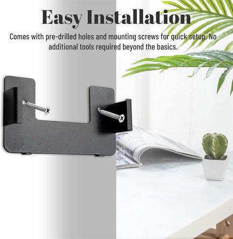 Metal Wall Mount Compatible with Netgaer Switch 8 Port Metal Switch Mount - Durable Desktop/Wall Bracket for GS308,GS308E,GS308EPP,GS308EP,GS305EPP,GS305PP,GS305EP in Saudi Arabia